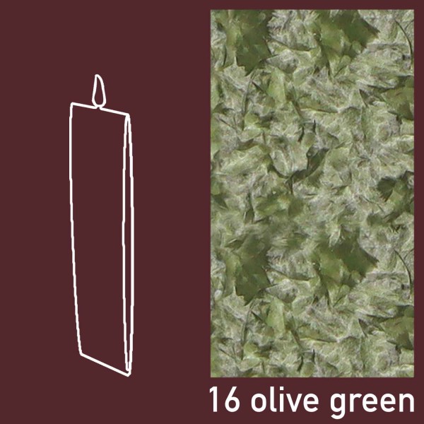 Kerze-Objektkerze-Amabiente-Stearin Kerze- Kore -Kerze grün olive