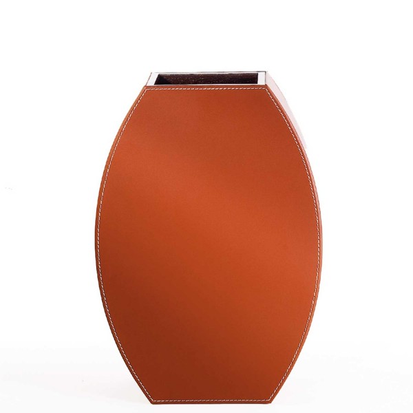 Vase-Hohe Vase-Leder Vase-Amabiente